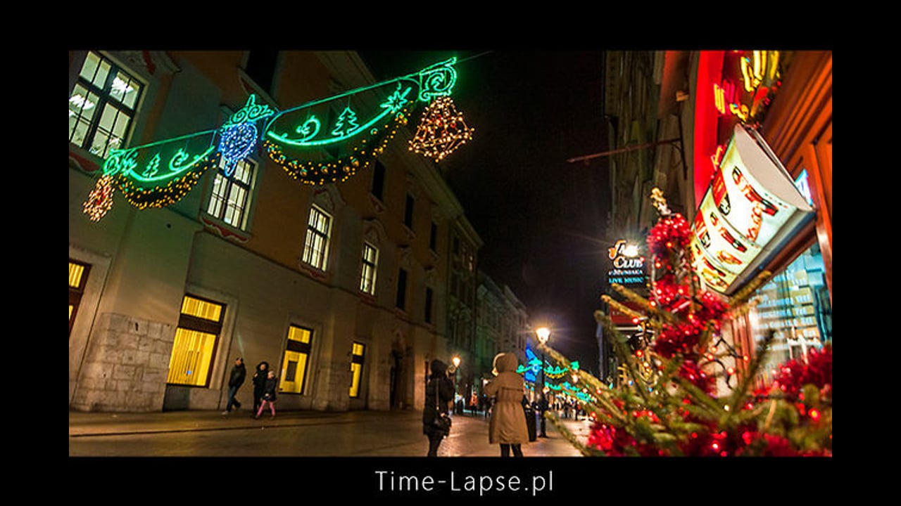 Time-Lapse:  Krakow around Christmas - trailer