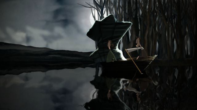 full moon - 3d animation