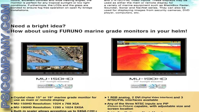 Furuno MU-150HD Marine Display - Monitor (Full HD)
