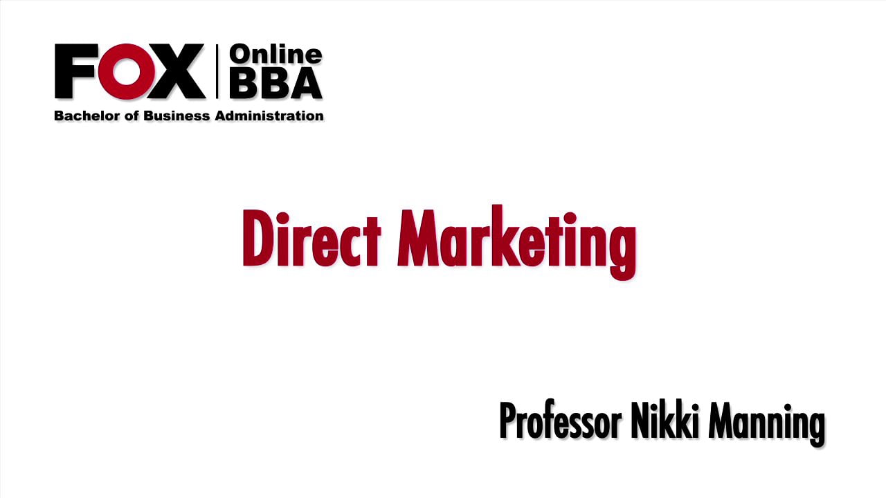 Direct Marketing Overview