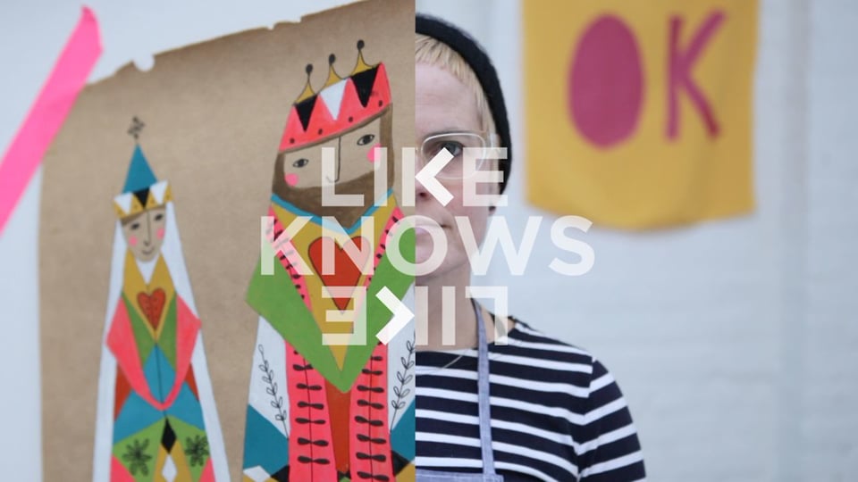 Lisa Congdon, Like Knows Like documentary portrait by Bas Berkhout
