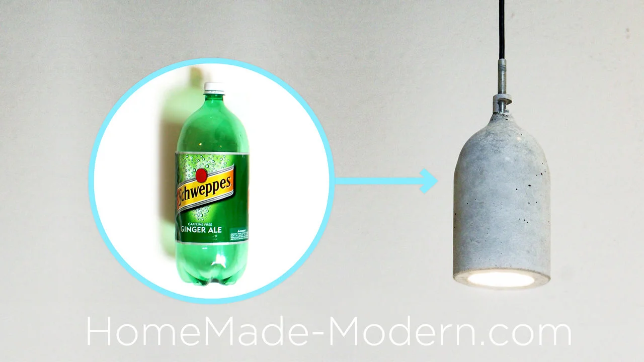 Homemade Modern Episode 9 DIY concrete pendant lamp