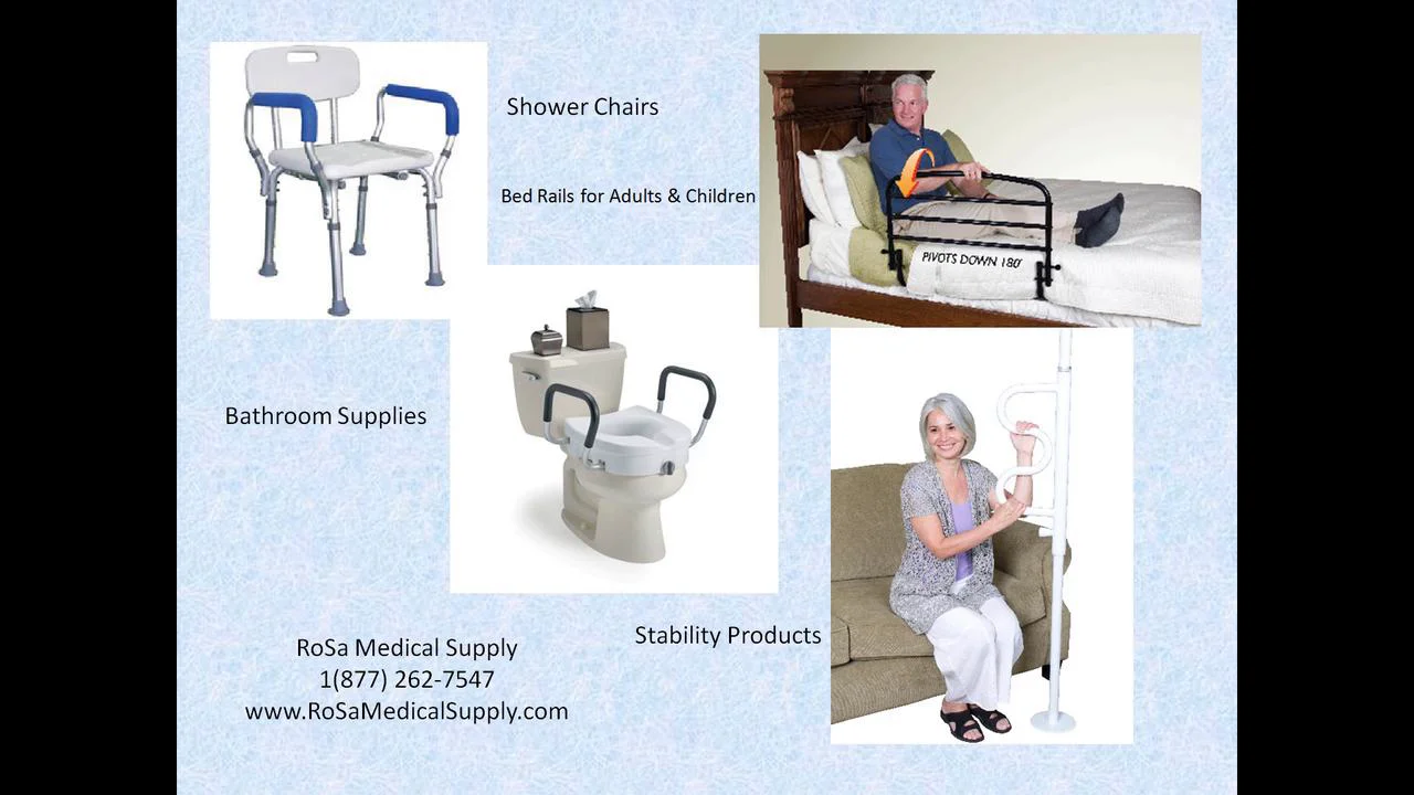 Visit RoSa Medical Supply for home care medical supplies for elderly