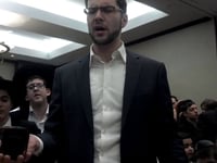 Havdalah at the 2013 Yeshiva of Waterbury Alumni Retreat