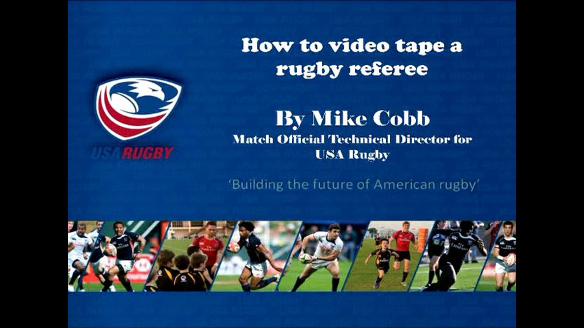 How to video a referee 1-25-13