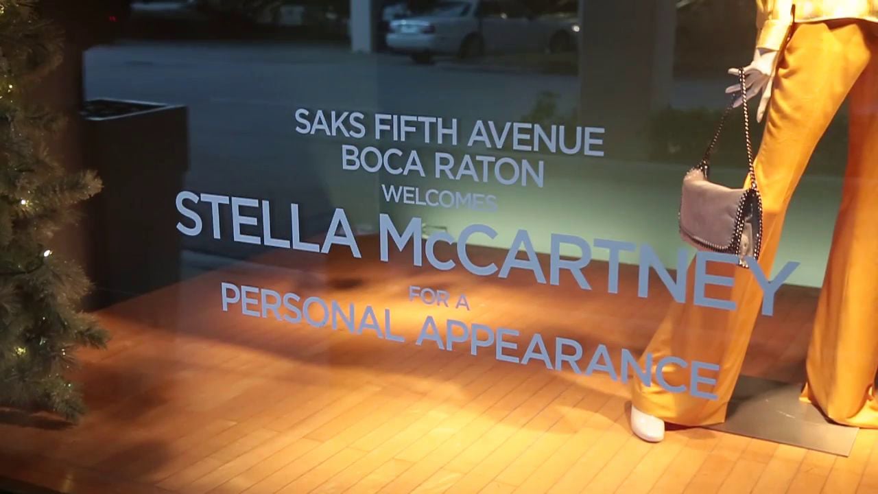 Stella McCartney's Visit to Saks Fifth Avenue in Boca Raton on Vimeo