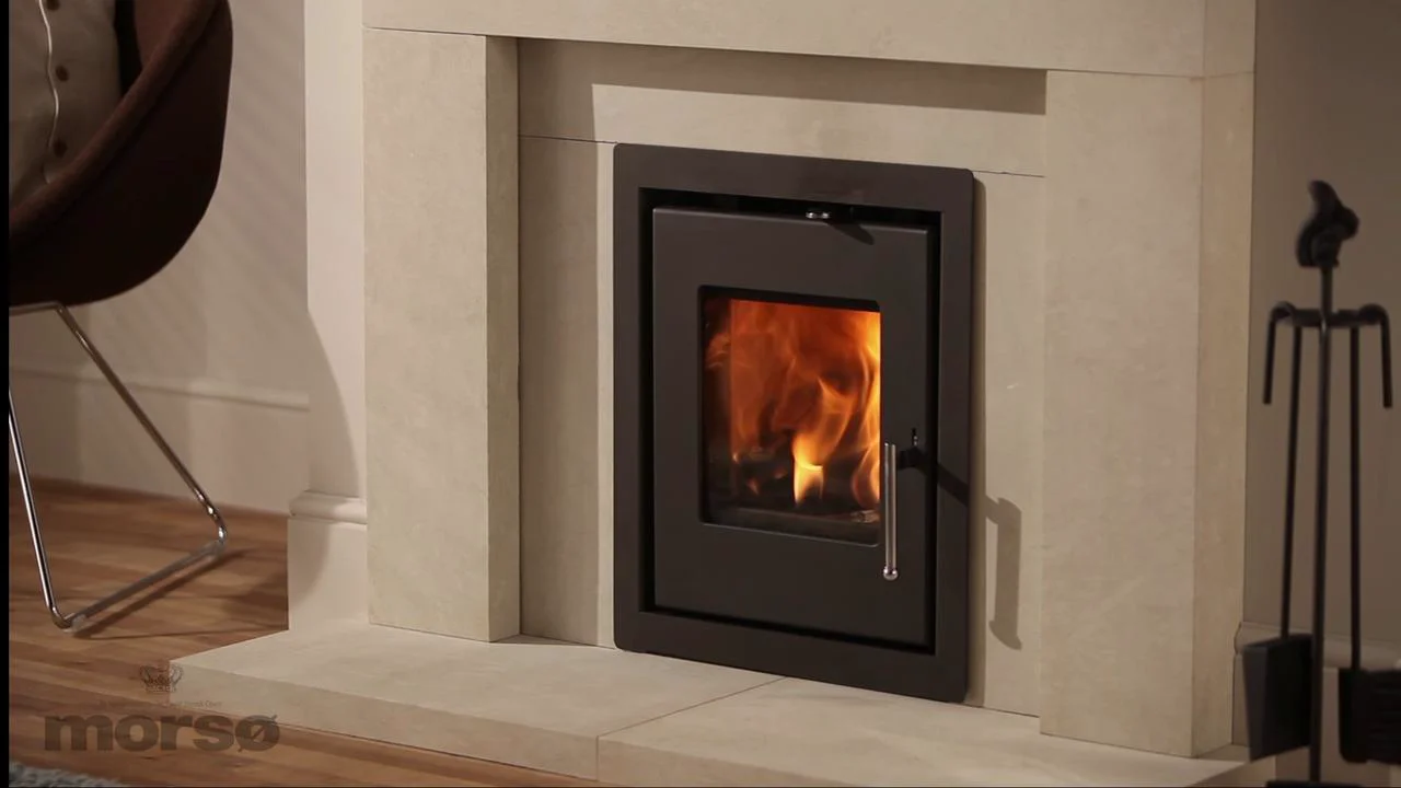 Morsø UK - Morsø S81-90 Wood Burning Insert Stove on Vimeo
