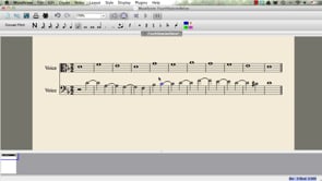 Thumbnail for the embedded element "Composing a fourth-species counterpoint below the cantus firmus"