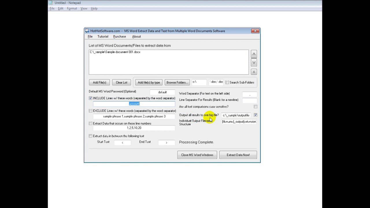 how-to-extract-text-data-from-multiple-ms-word-documents-office-2010-2007-2000-etc-on-vimeo