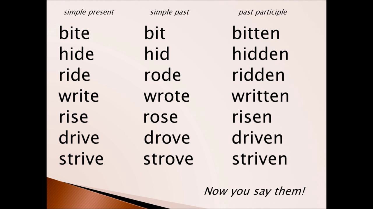 Bite bit bitten перевод. Hide past simple. Bite past simple. Глагол bite в past simple. Bite в паст Симпл.