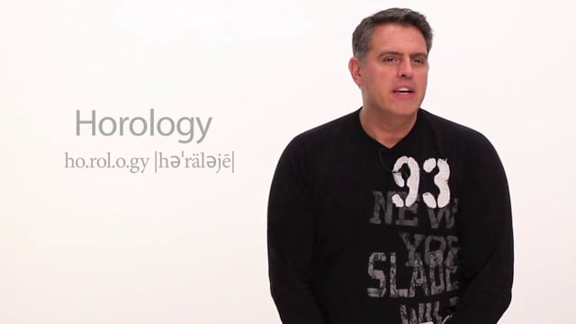Web Video: Horology 101- The art of making clocks and watches (part 1)