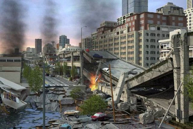 Alaskan Way Viaduct and Seawall Replacement Program - Simulated Earthquake Video