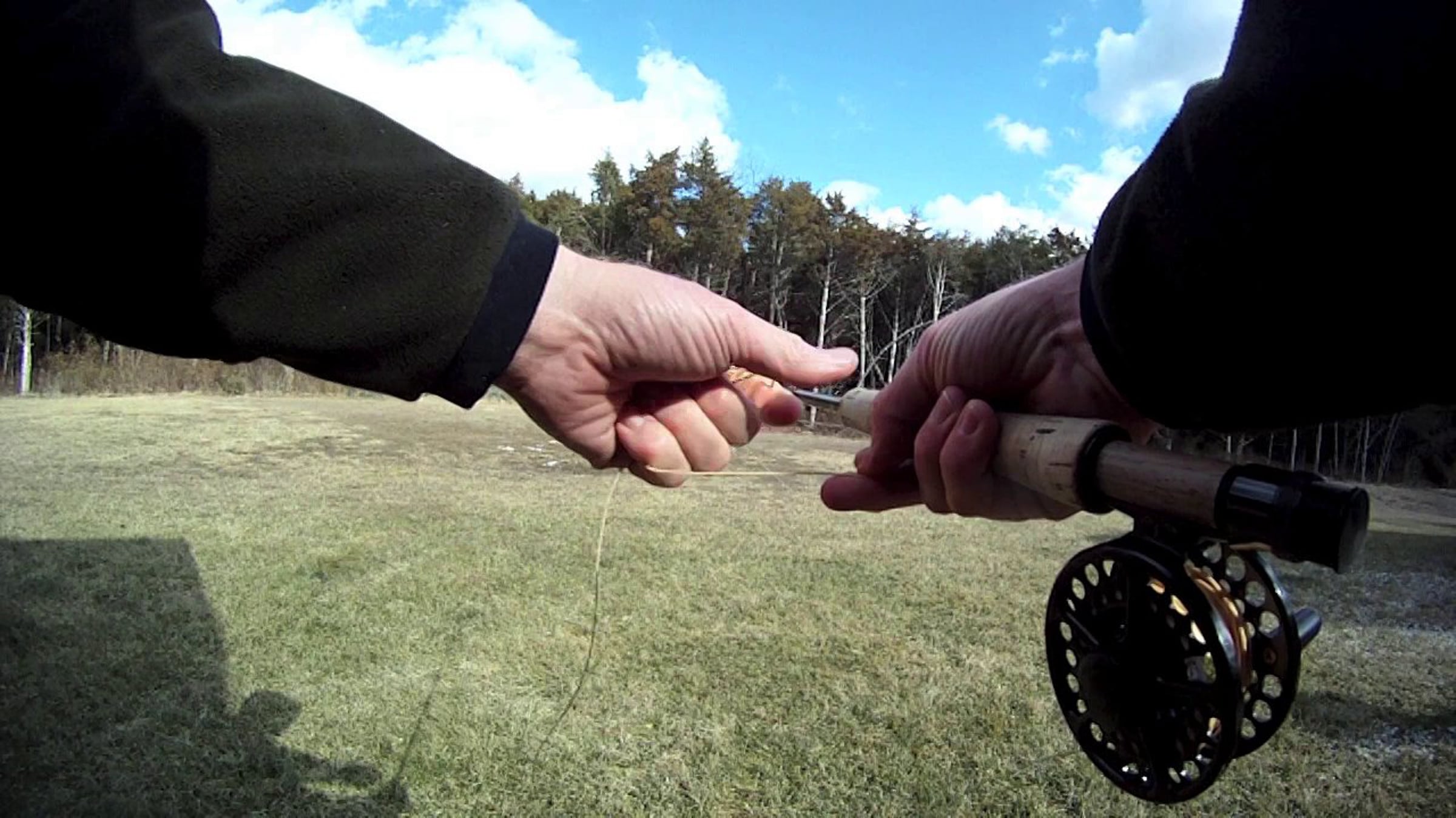 Fly Fishing Line Hand Retrieve Demonstration - Learn to Fly Fish ...