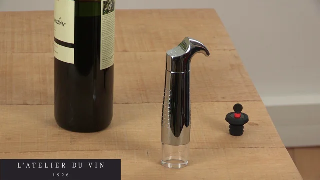 Bouchon de Bouteille Vin Sous Vide Outil de Conservation Vin Réutilisable  Avec Echelle Temps. Pompe à Vide à Vin. Respectueux L'13