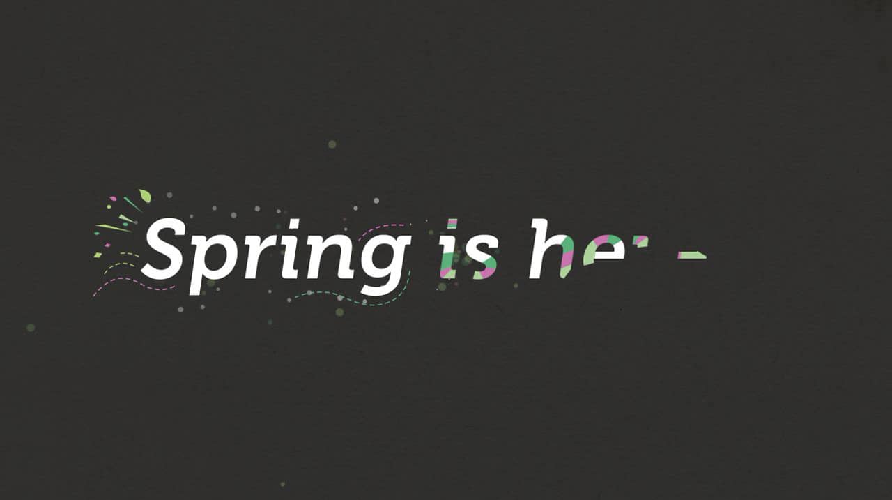 Spring Typography on Vimeo