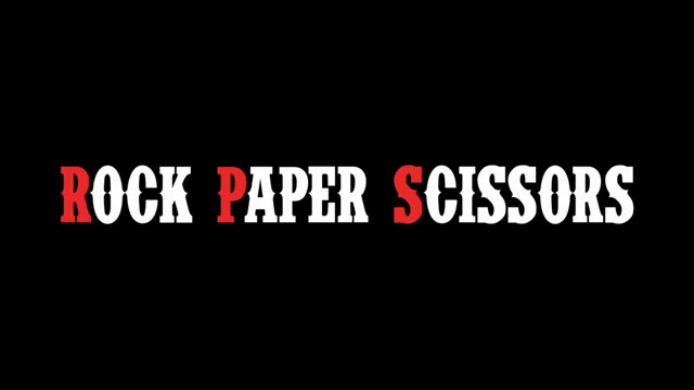 Rock Paper Scissors - A film by Yan Lanouette Turgeon - Official Trailer