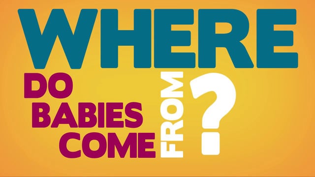 where do babies come from - typography animation
