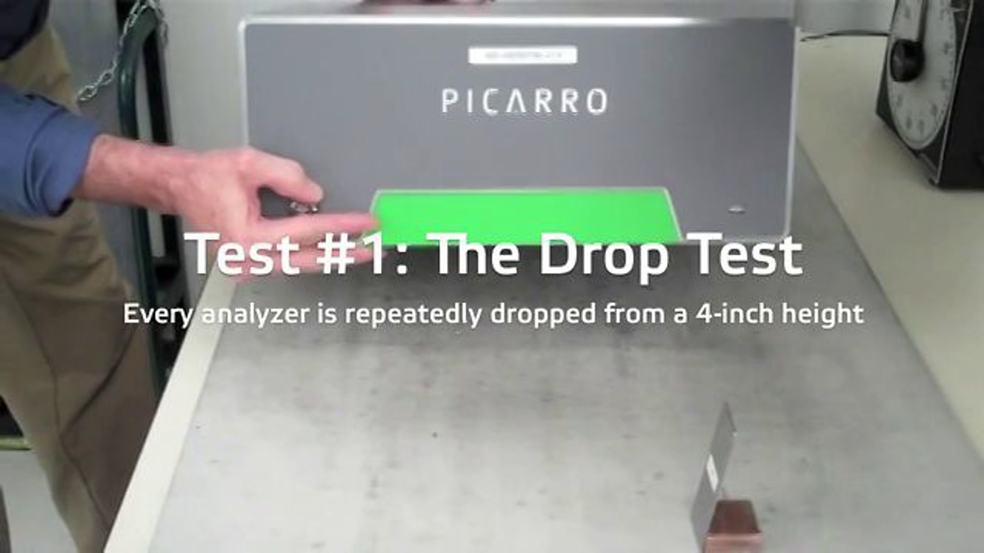 Picarro Analyzer Drop and Shake Tests
