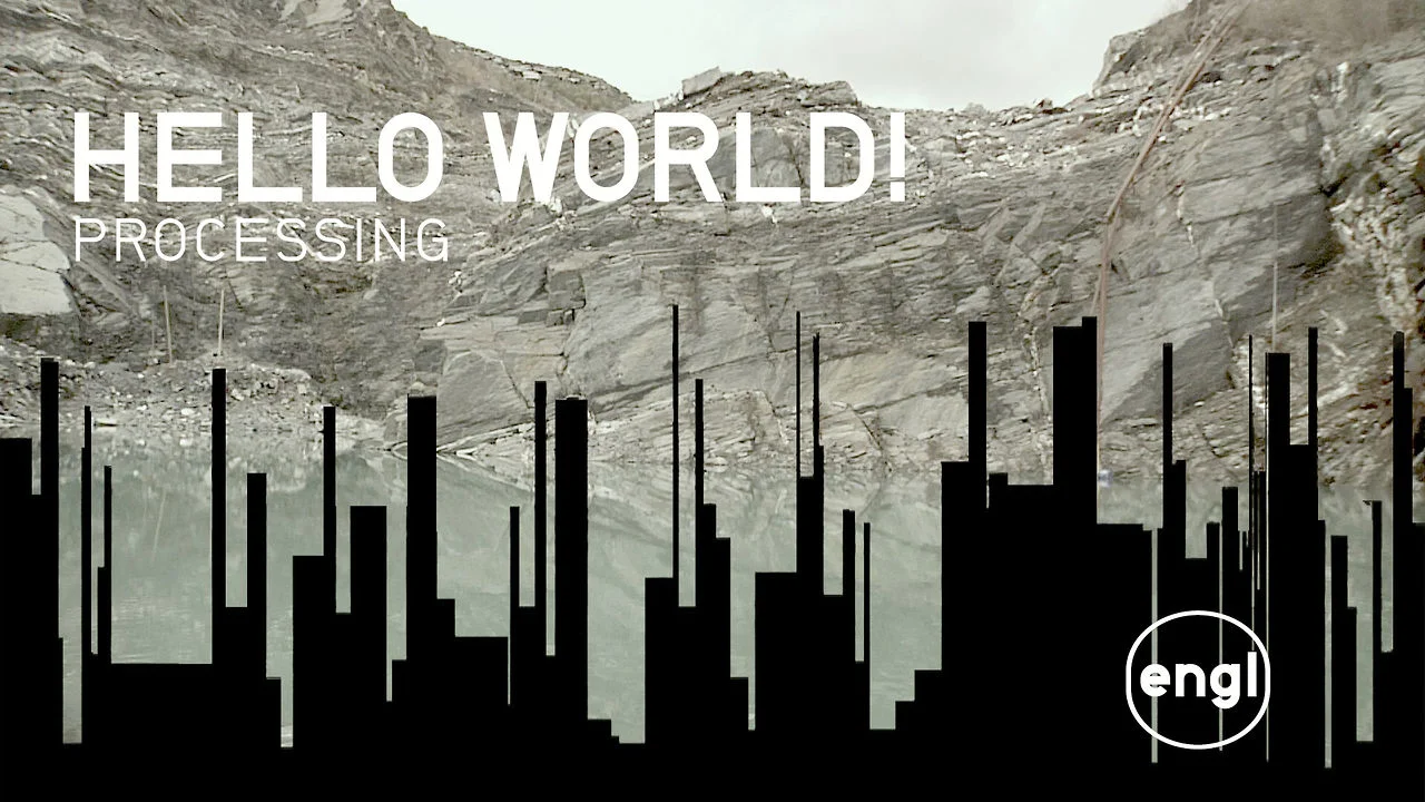 Hello World. Pure data Video. World processing