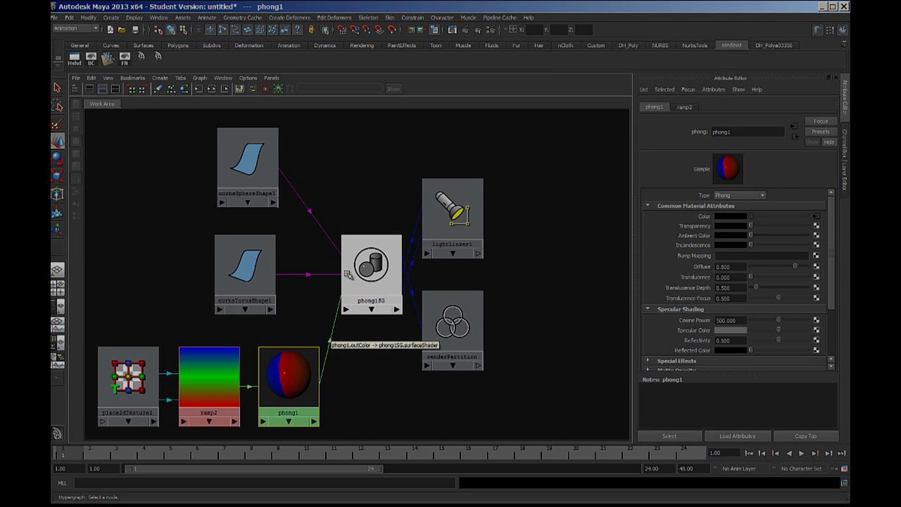 Basic Hypershade Window Navigation in Maya on Vimeo