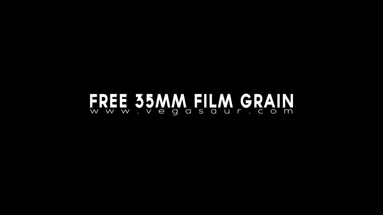 FREE Film Grain Download 35mm video overlay