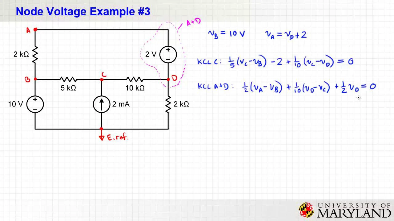 Node Voltage Example 3 on Vimeo