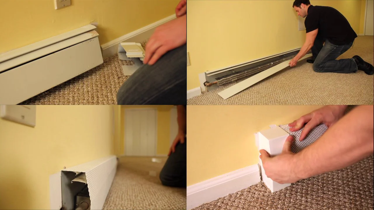Installing Baseboarders DIY Baseboard Heater Covers on Vimeo