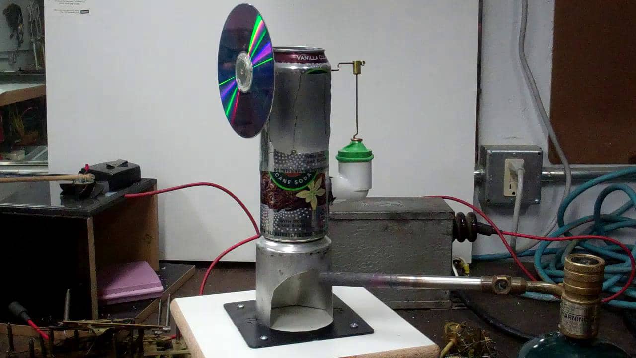 Soda Can Stirling Engine Pop Can Stirling engine Coke Can Stirling