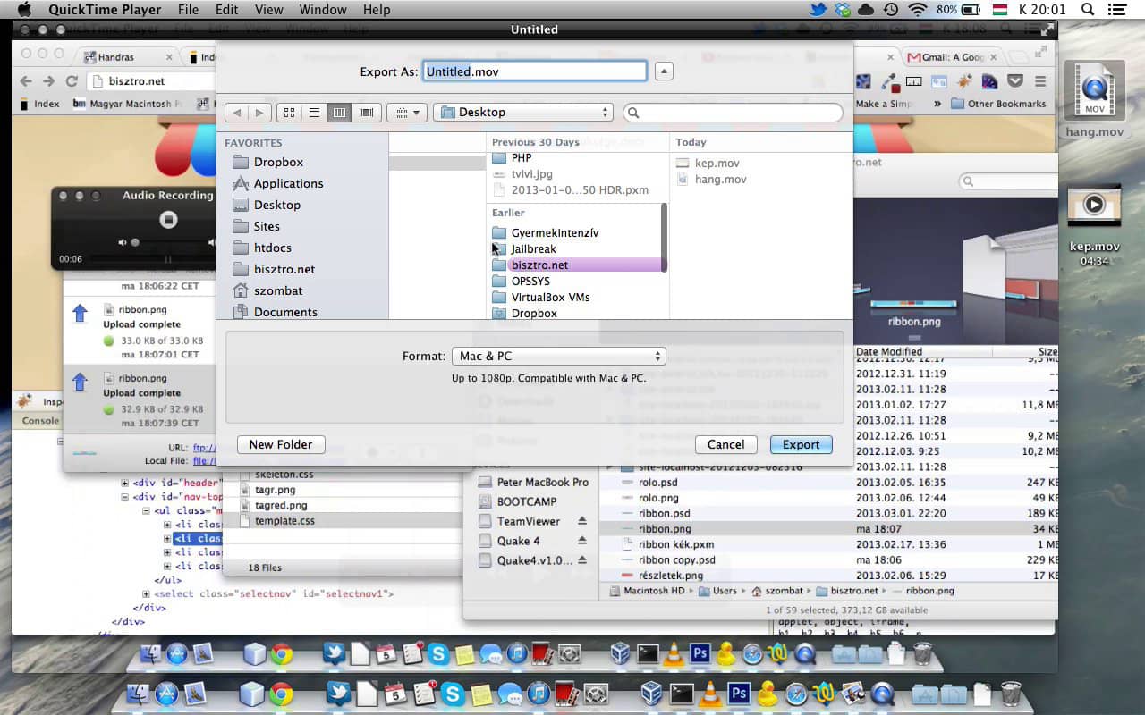 How to merge two .mov into one on Vimeo