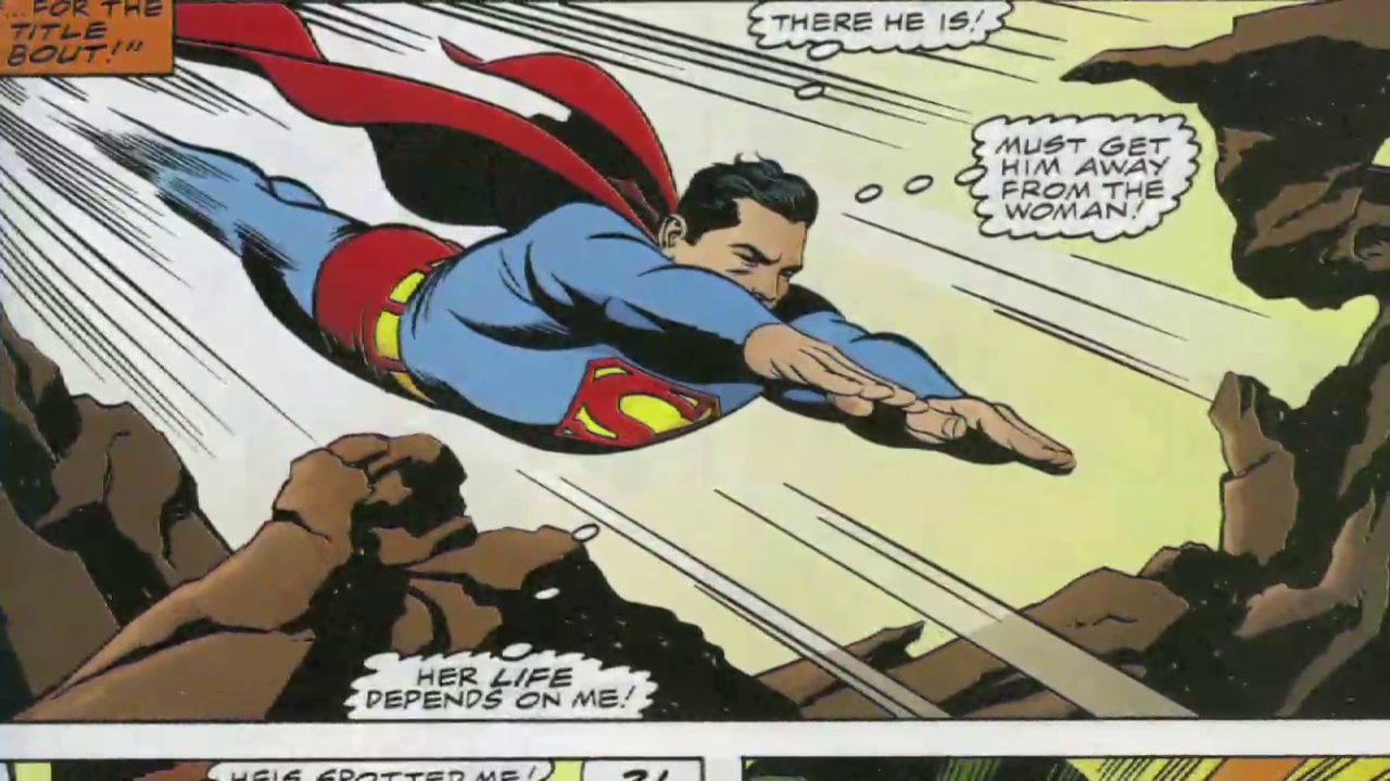 Superman hulk cue.
