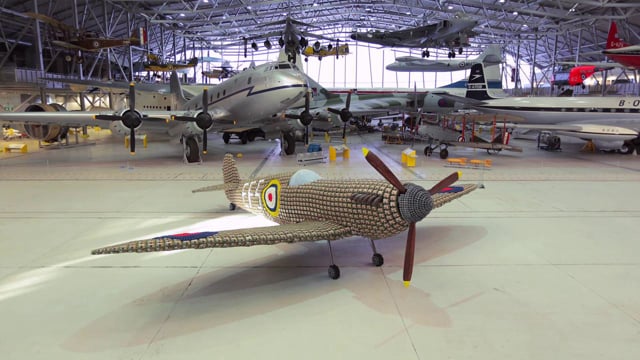 HELP FOR HEROES - EGG BOX SPITFIRE