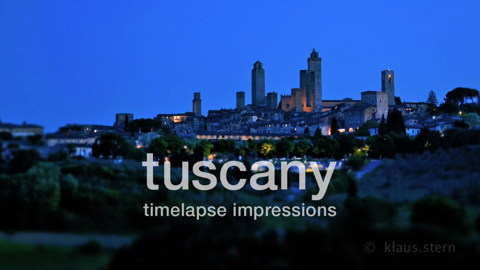 Tuscany - Timelapse Impressions