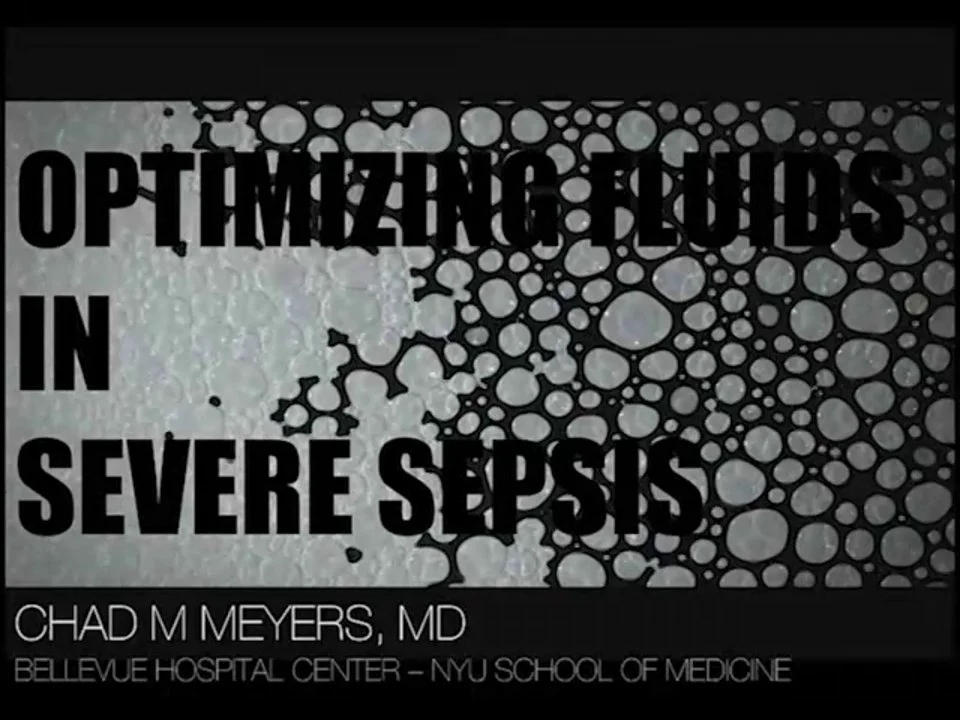 Fluid Resus in Severe Sepsis