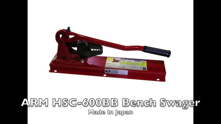 Stainelec HSC-600BB Manual Bench Swager by ARM Sangyo