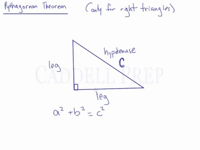 Right Triangle Pythagorean Theorem