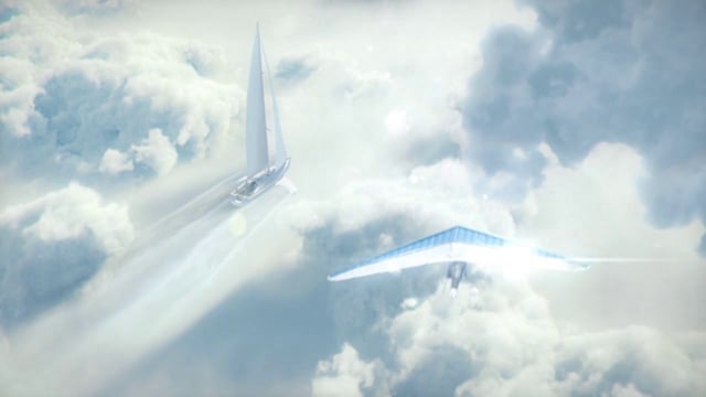 vodka cranes - 3d animated tv commercial