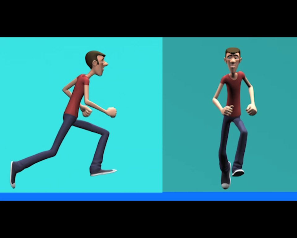 Running Animation on Vimeo