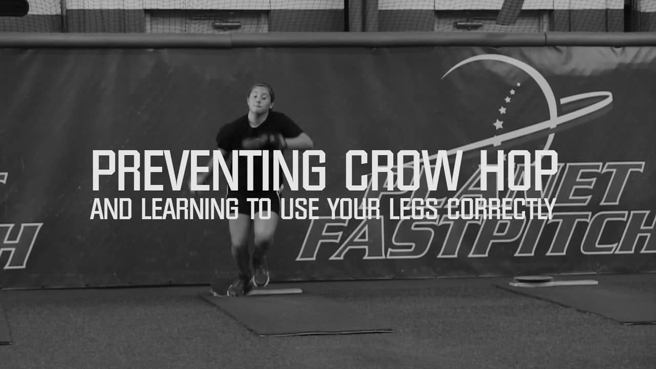 Fast Pitch Pitchers Preventing Crow Hop on Vimeo