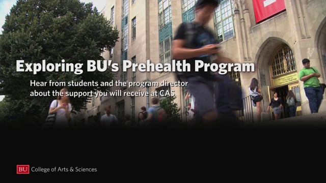 BU CAS | Exploring BU's Prehealth Program
