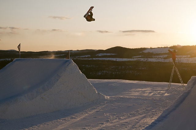 Måns Hedberg Triple Backflip Hollywood Kläppen Shoot 2013 from Hollywoodse