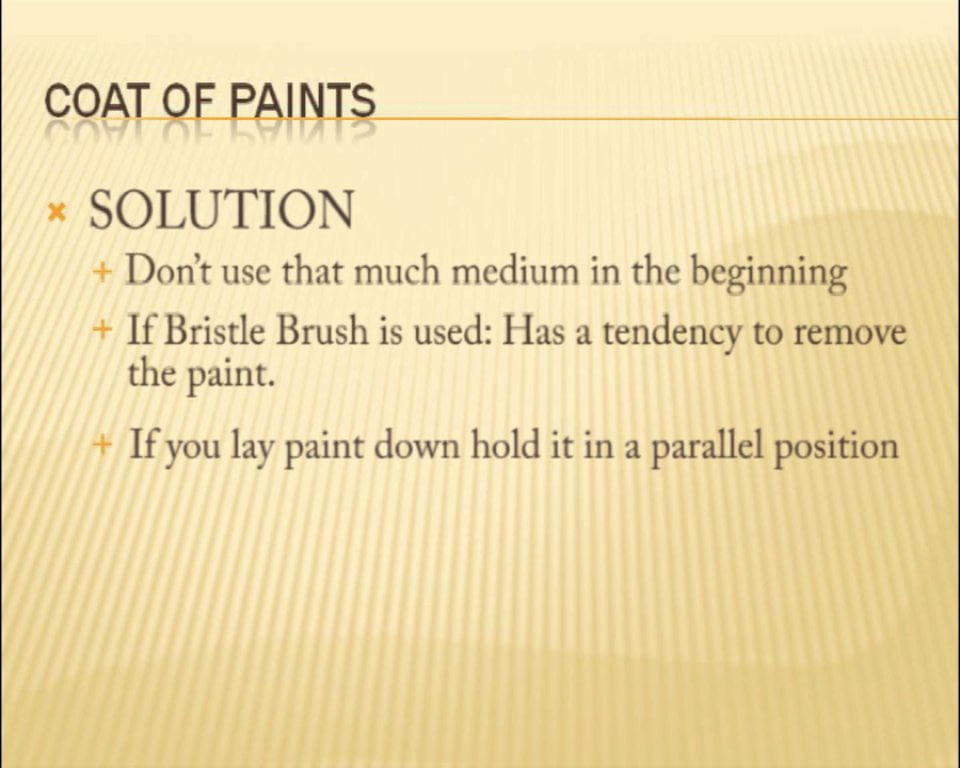 Oil Painting Coats Of Paint on Vimeo