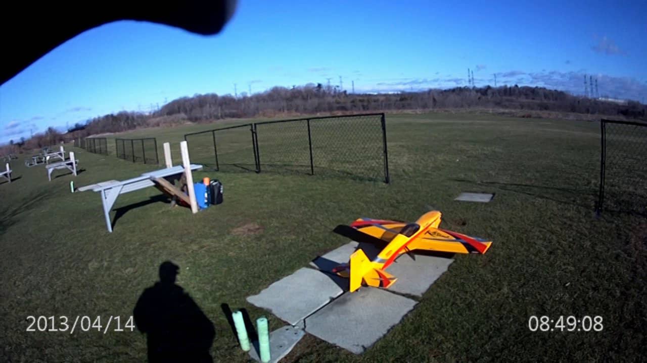 Take off. Hangar9. Katana50. SAITO FG14C (14cc). 15x4W. on Vimeo