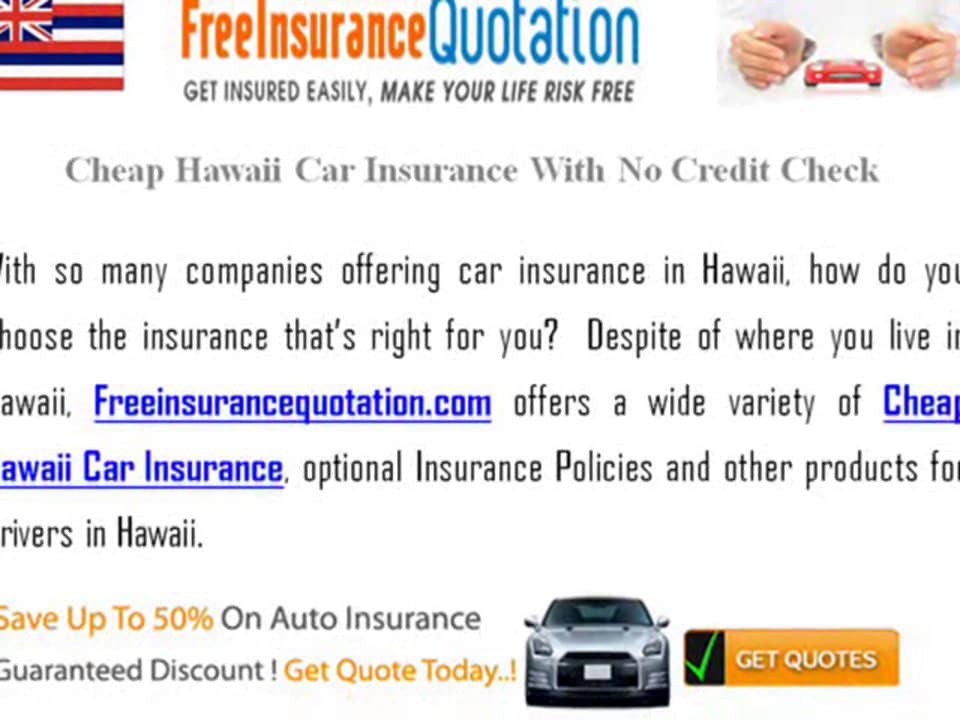 Cheap Hawaii Car Insurance on Vimeo