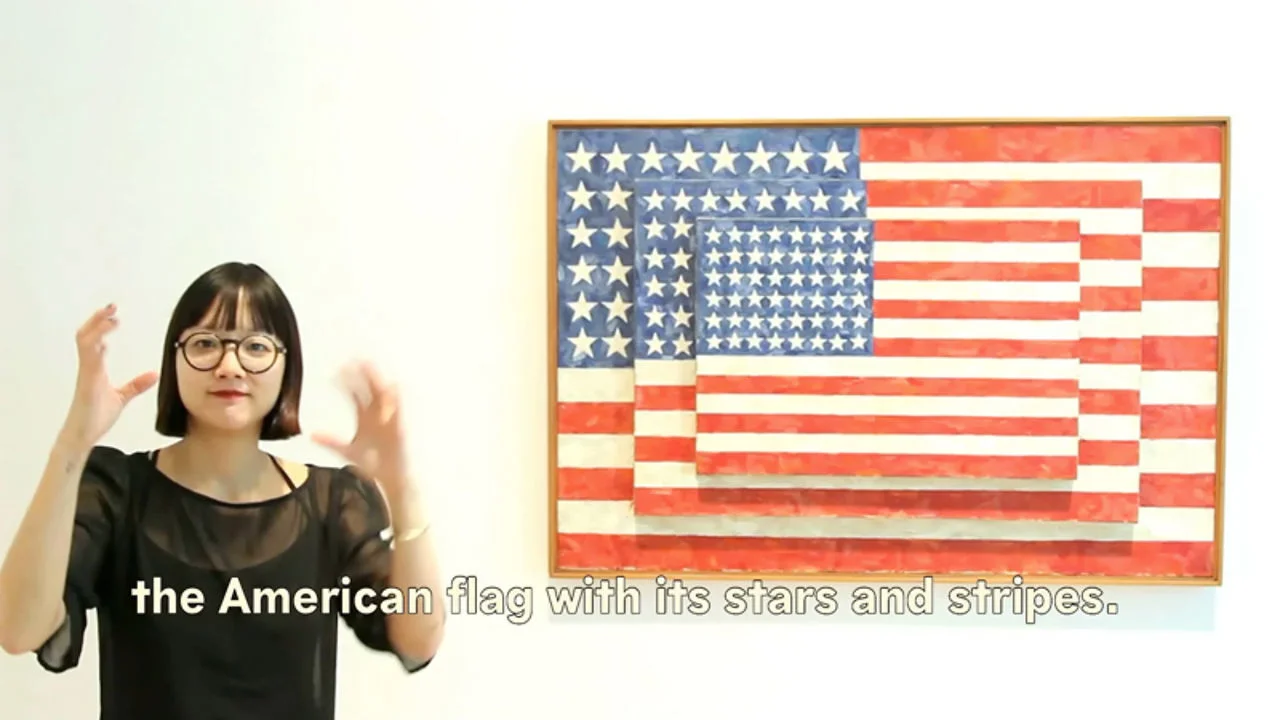 Use 3 flags. Three American Flags (1958) Jasper Johns. Three American Flags (1958). Jasper Jones Flag 1958. American Sing language Decoded.