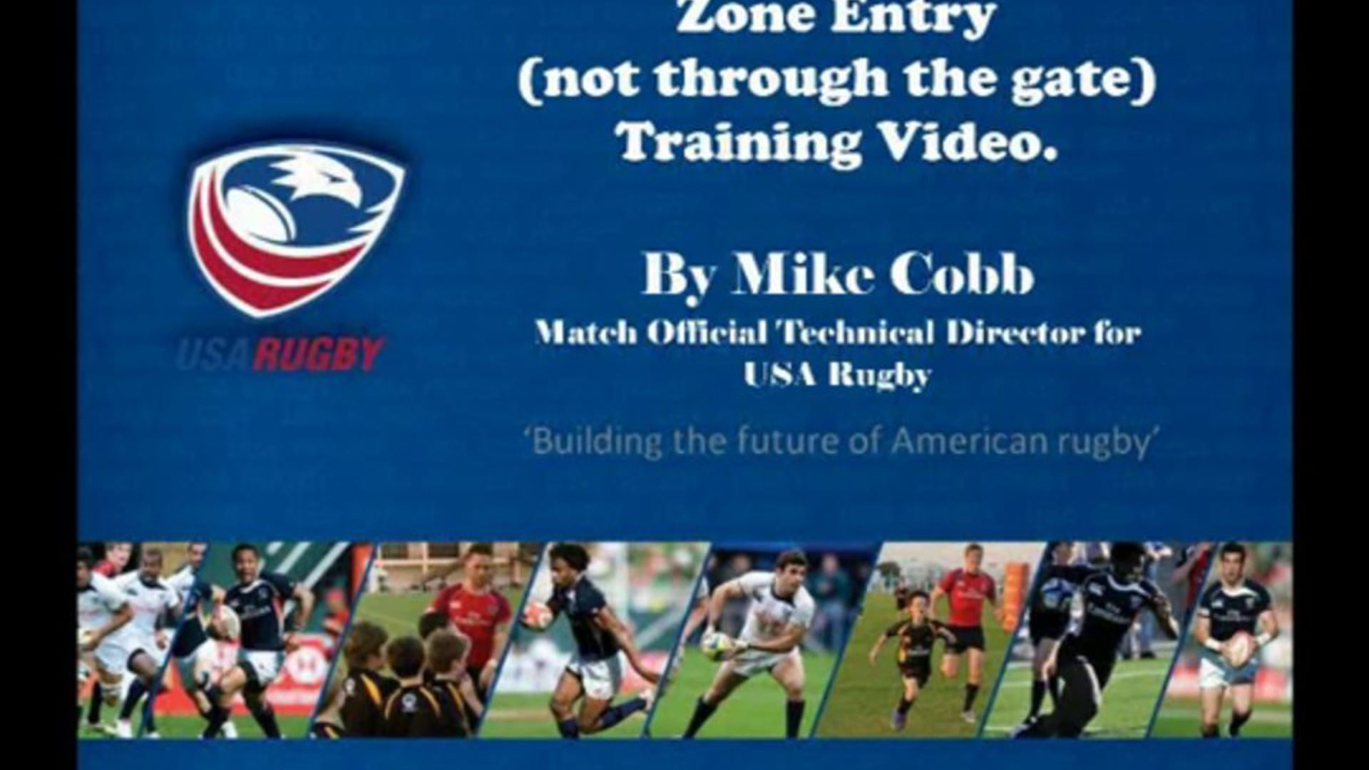 Zone Entry (Not through the gate) referee training video.