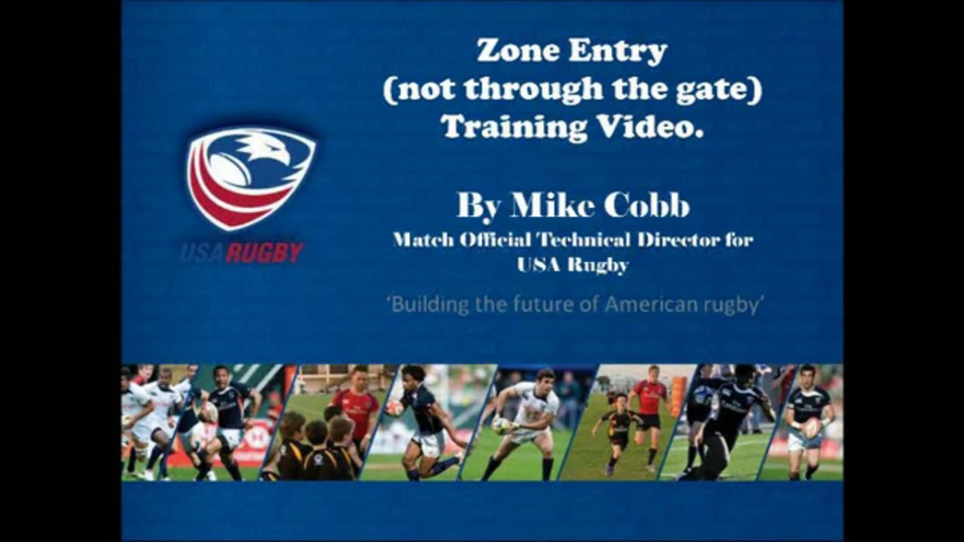 Zone Entry (Not through the gate) referee training video.