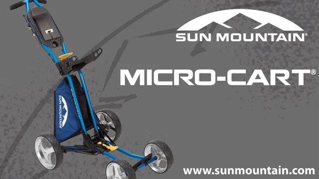 Sun Mountain Micro Cart 4-Wheel buy Collapsible Golf Bag Trolley