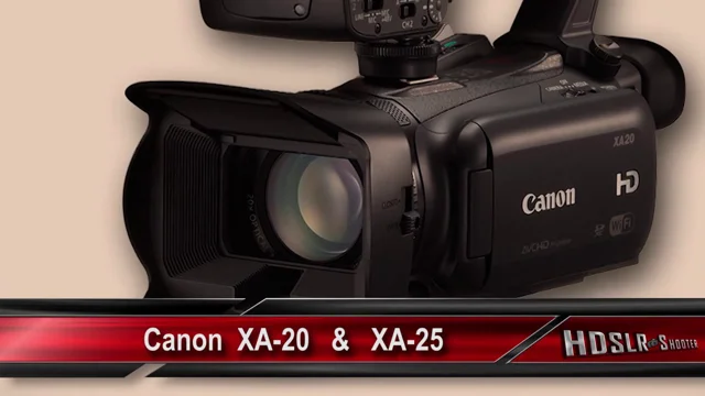 HDSLRShooter at NAB 2013: Canon XA20 & XA25