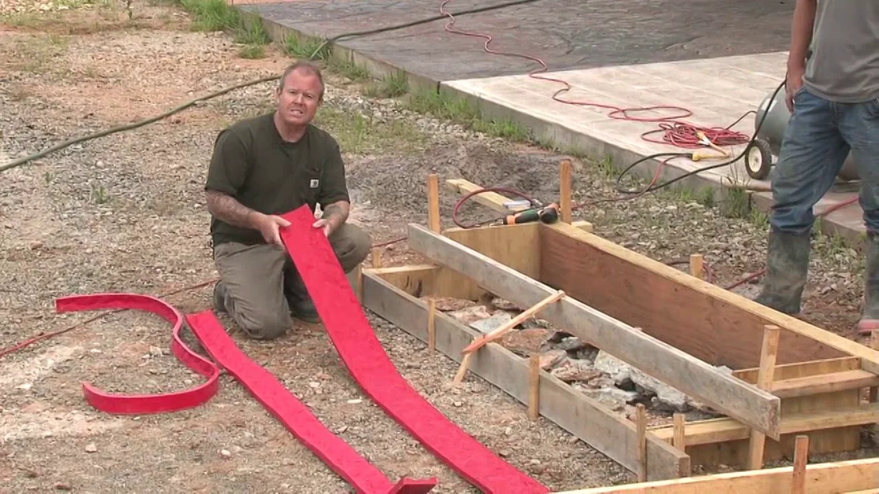 How to build concrete steps