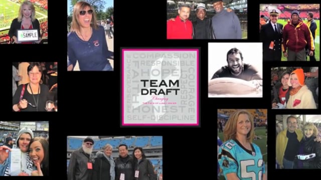 Chicago Bears & Team Draft Tackling Cancer on Vimeo